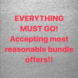 MOVING! EVERYTHING MUST GO!